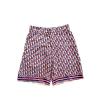 Dior Blue & Red Pixel Oblique Bermuda Silk Shorts - Morely TrendsDior Type here:)