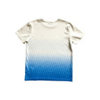 Dior Blue & White Gradient Oblique T-Shirt - Morely TrendsDior Type here:)