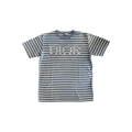 Dior Blue & White Striped Logo T-Shirt - Morely TrendsDior Type here:)