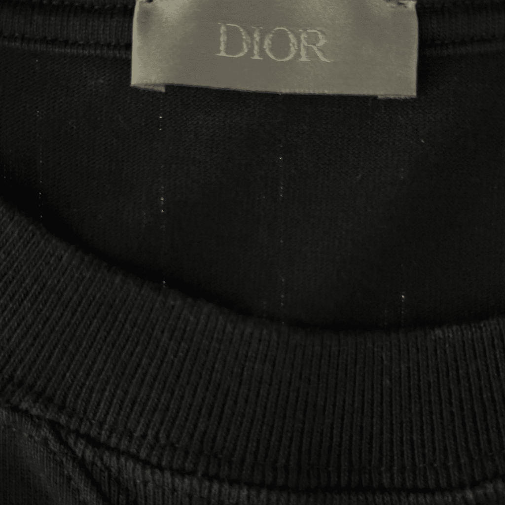 Dior Cactus Jack Black & Green Embroidered Logo T-Shirt - Morely TrendsDior Type here:)