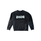Dior Daniel Arsham Black & Blue Logo Sweater - Morely TrendsDior Type here:)