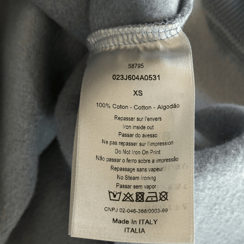 Dior Daniel Arsham Light Blue Logo Sweater - Morely TrendsDior Type here:)