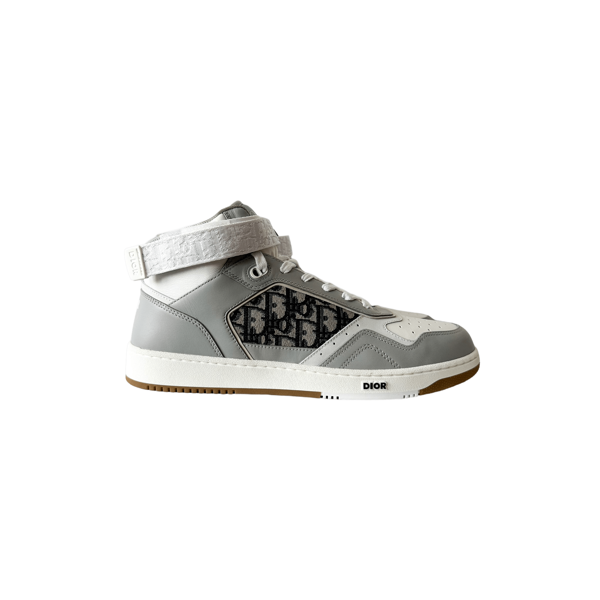 Dior Grey & White Oblique B27 Sneakers - Morely TrendsDior Type here:)