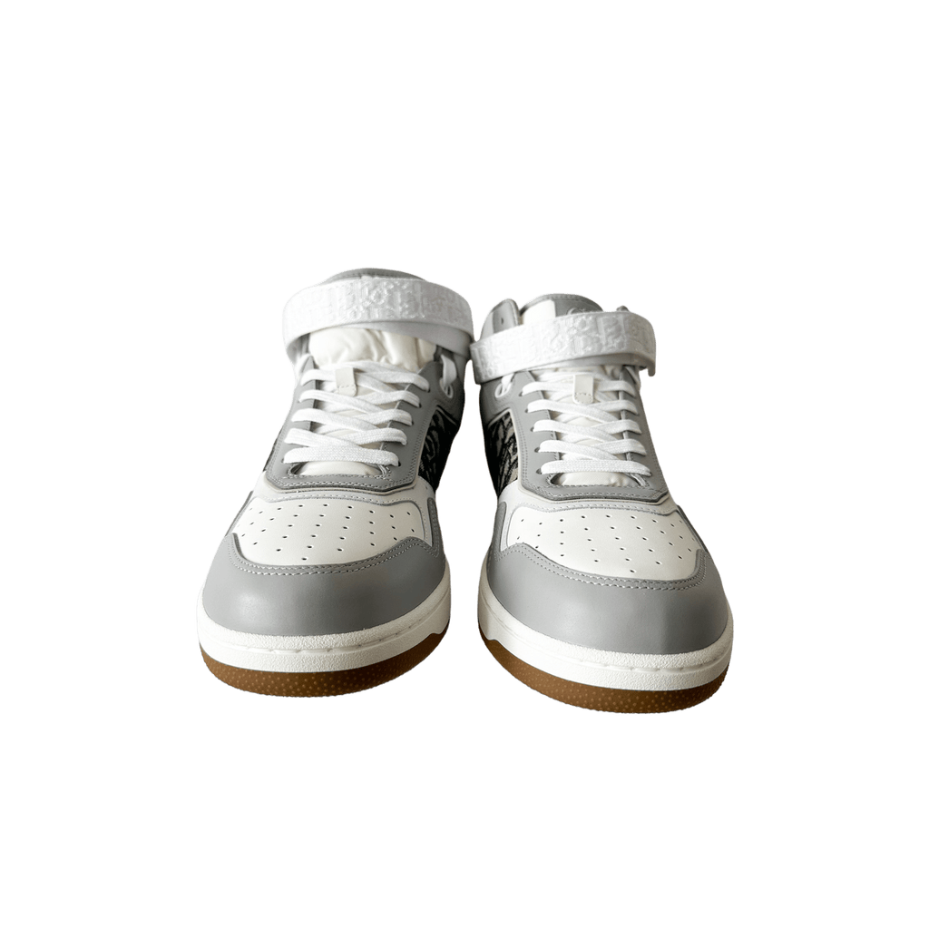 Dior Grey & White Oblique B27 Sneakers - Morely TrendsDior Type here:)