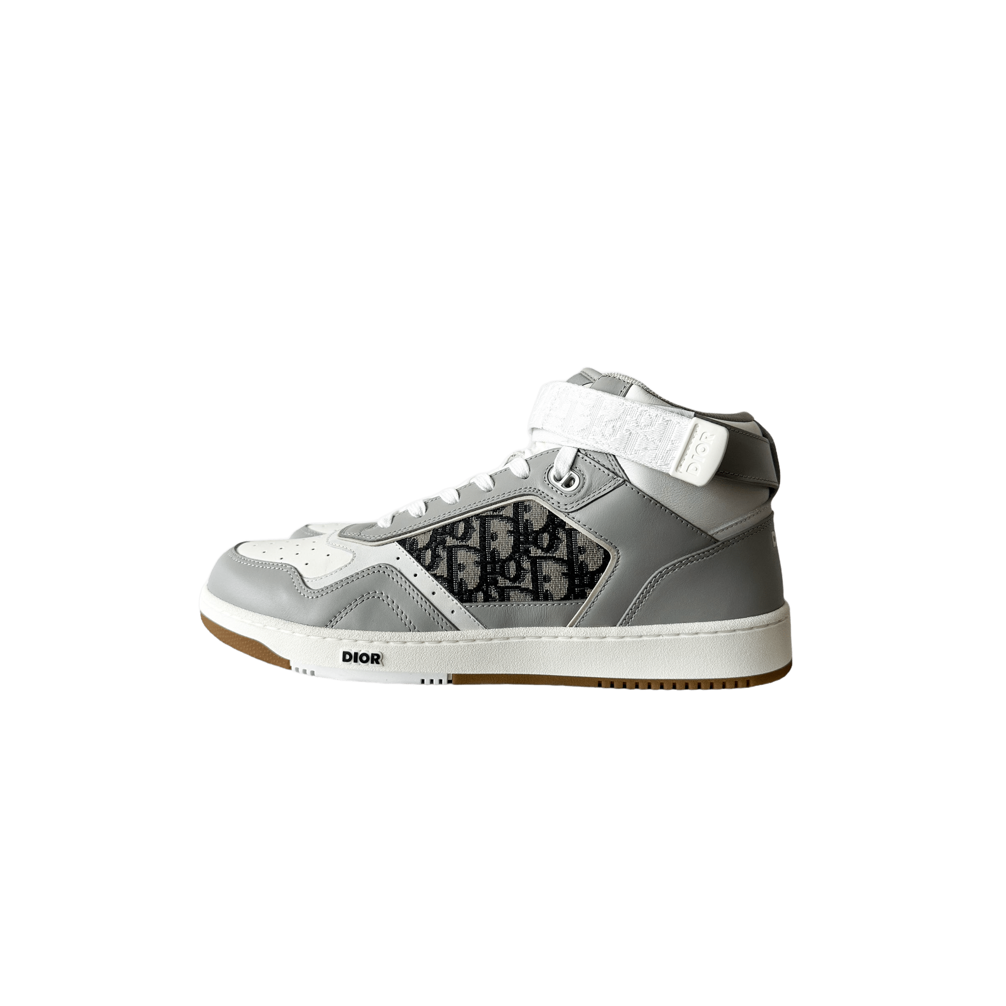 Dior Grey & White Oblique B27 Sneakers - Morely TrendsDior Type here:)