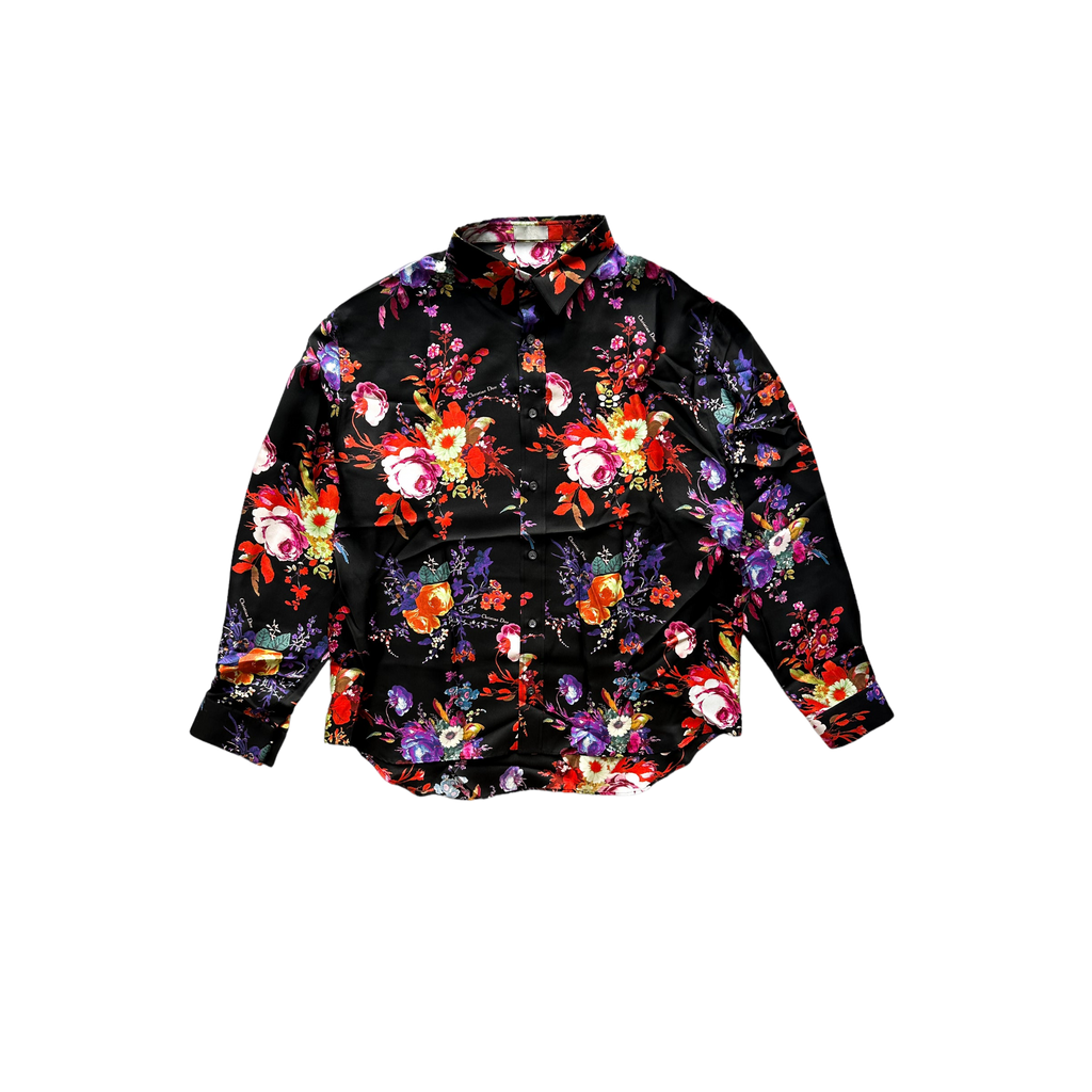 Dior Kaws Floral Print Silk Button Up Shirt - Morely TrendsDior Type here:)