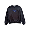 Dior Kenny Scharf Black & Blue Embroidered Logo Sweater - Morely TrendsDior Type here:)