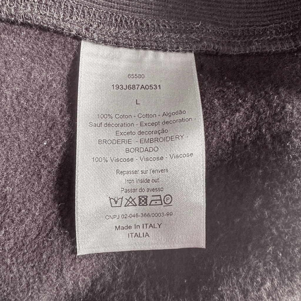 Dior Kenny Scharf Black & Blue Embroidered Logo Sweater - Morely TrendsDior Type here:)