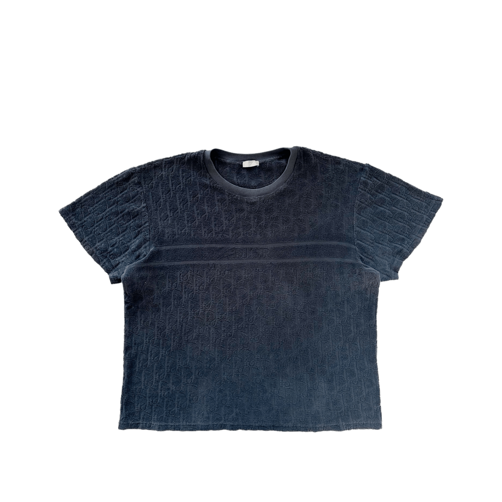 Dior Navy Oblique Towel T-Shirt - Morely TrendsDior Type here:)