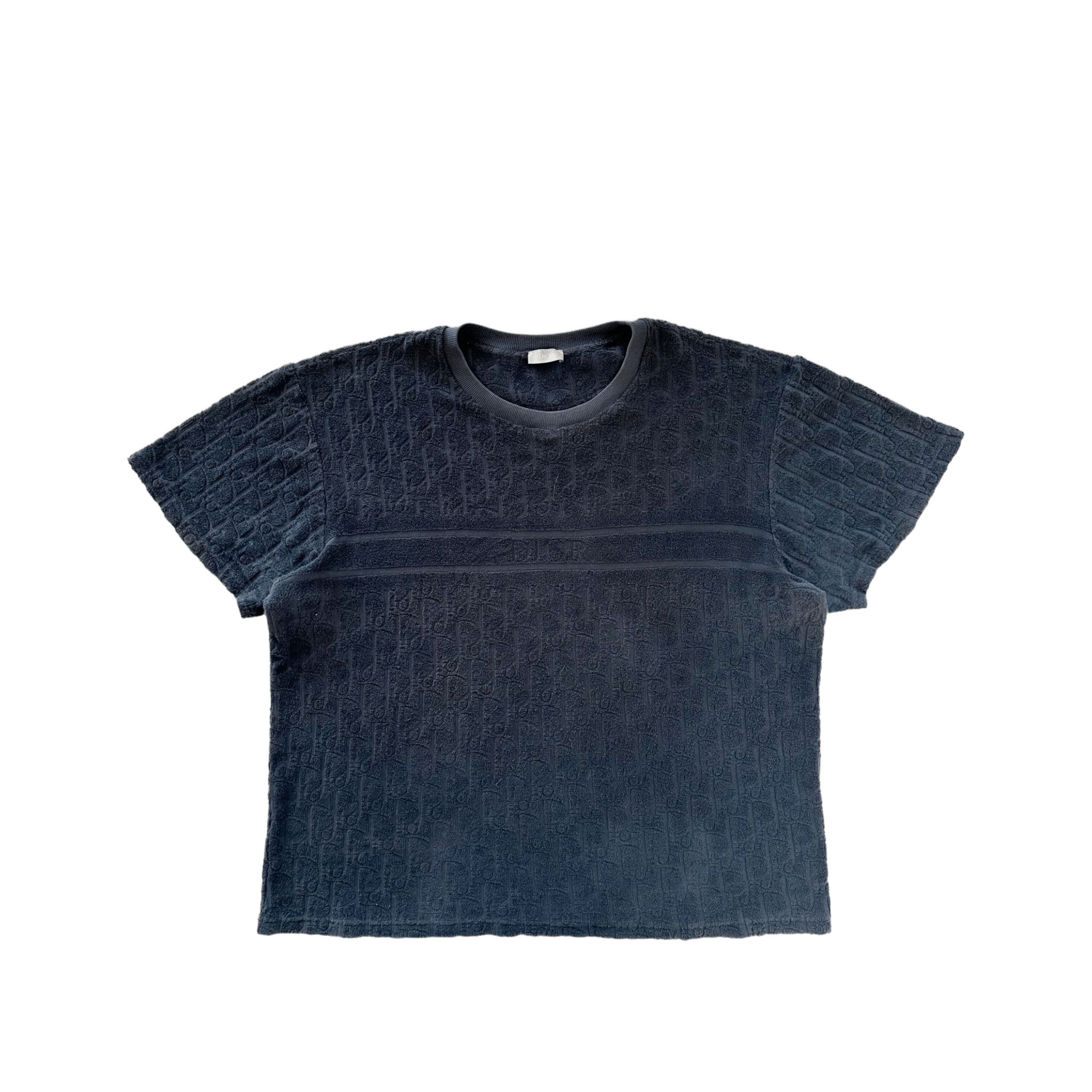Dior Navy Oblique Towel T-Shirt - Morely TrendsDior Type here:)
