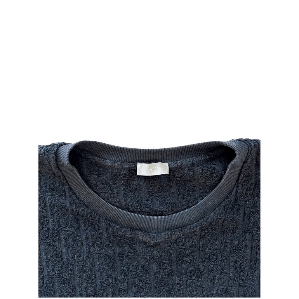 Dior Navy Oblique Towel T-Shirt - Morely TrendsDior Type here:)