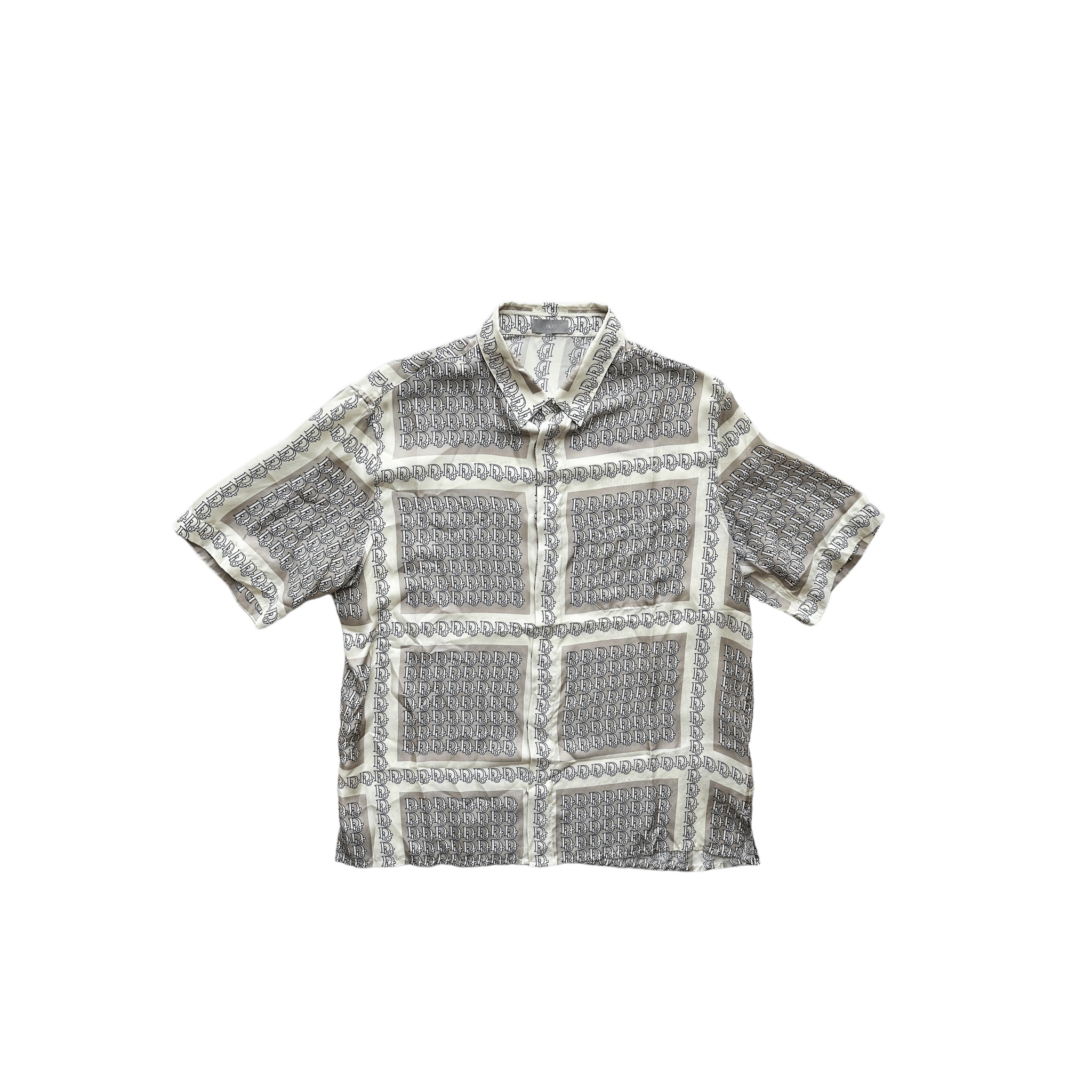 Dior Oblique Silk Short Sleeve Button Up Shirt - Morely TrendsDior Type here:)