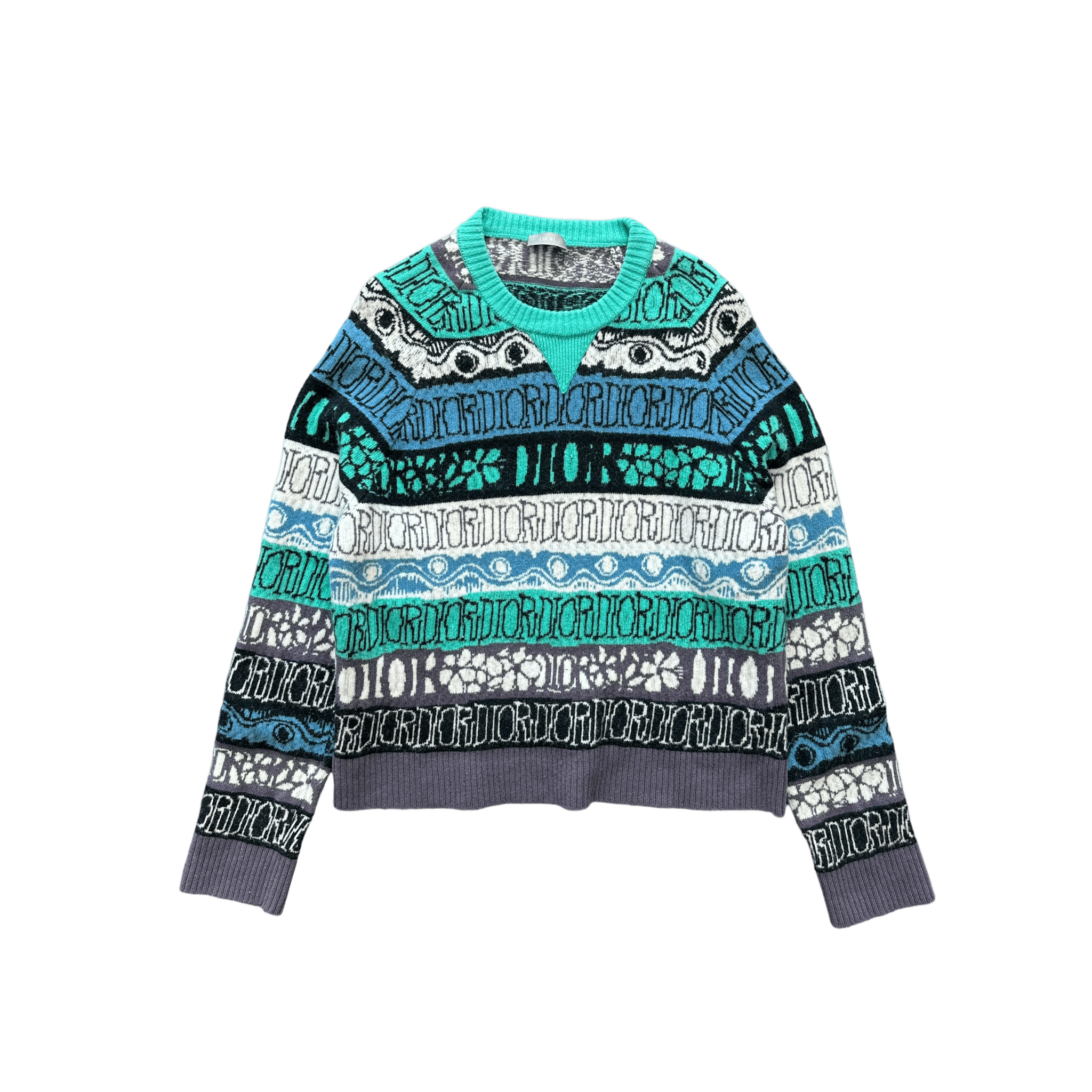Dior Stussy Multicolor Knit Sweater - Morely TrendsDior Type here:)