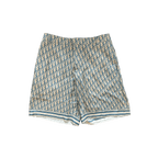 Dior Tan & Blue Oblique Silk Shorts - Morely TrendsDior Type here:)