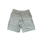 Dior Tan & Blue Oblique Silk Shorts - Morely TrendsDior Type here:)