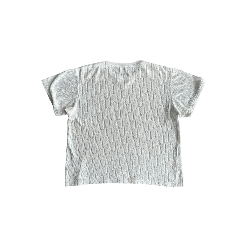 Dior White Oblique Towel T-Shirt - Morely TrendsDior Type here:)
