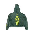 Enfants Riches Deprimes Green & Yellow Two Wars Within One Patchwork Thermal Zip Up Hoodie (Copy) - Morely TrendsEnfants Riches Deprimes Type here:)