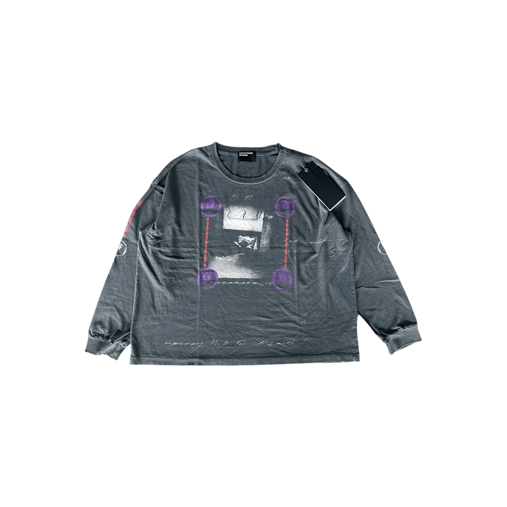 Enfants Riches Deprimes Vintage Black Bathroom Stall Graphic Longsleeve T-Shirt - Morely TrendsEnfants Riches Deprimes Type here:)