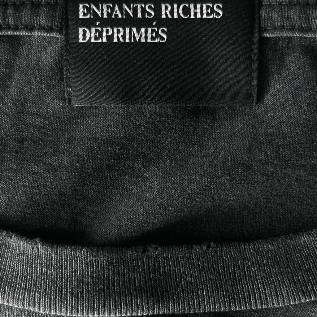 Enfants Riches Deprimes Vintage Black Bathroom Stall Graphic Longsleeve T-Shirt - Morely TrendsEnfants Riches Deprimes Type here:)