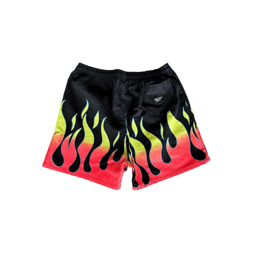 Gallery Dept Black & Multicolor Flame Graphic Zuma Shorts - Morely TrendsGallery Dept Type here:)