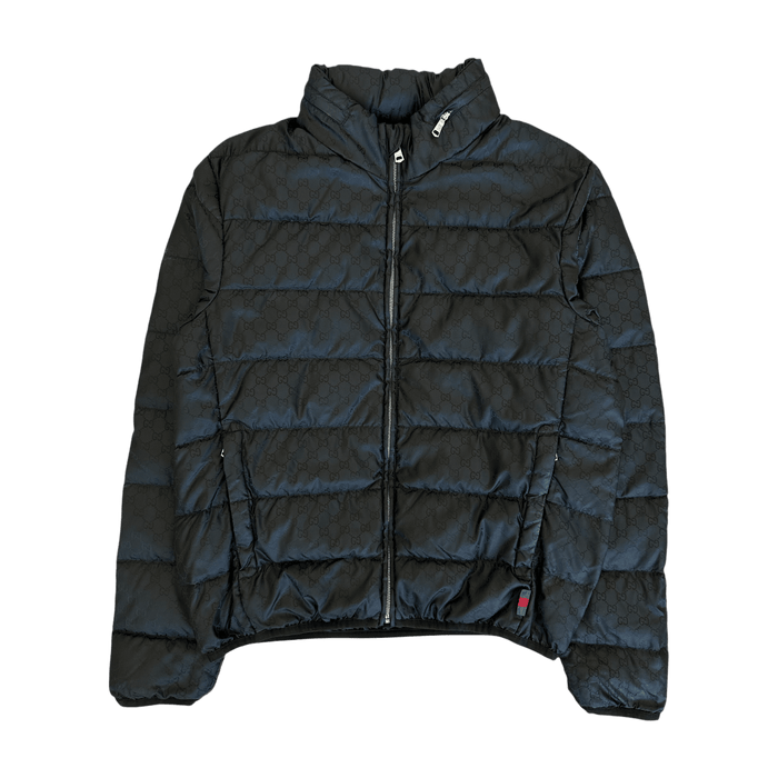 Gucci — Gucci Black GG Monogram Puffer Jacket