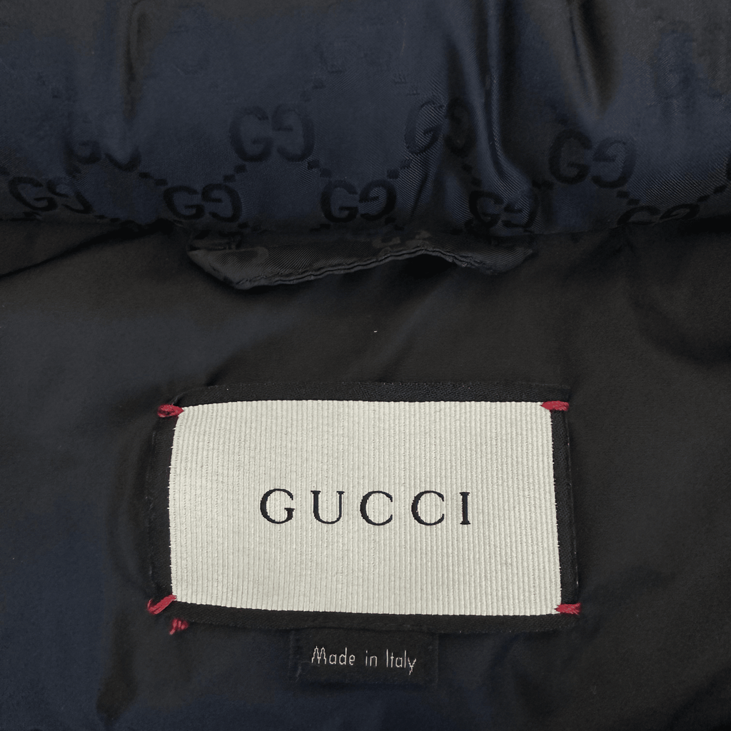 Gucci Black GG Monogram Puffer Jacket - Morely TrendsGucci Type here:)