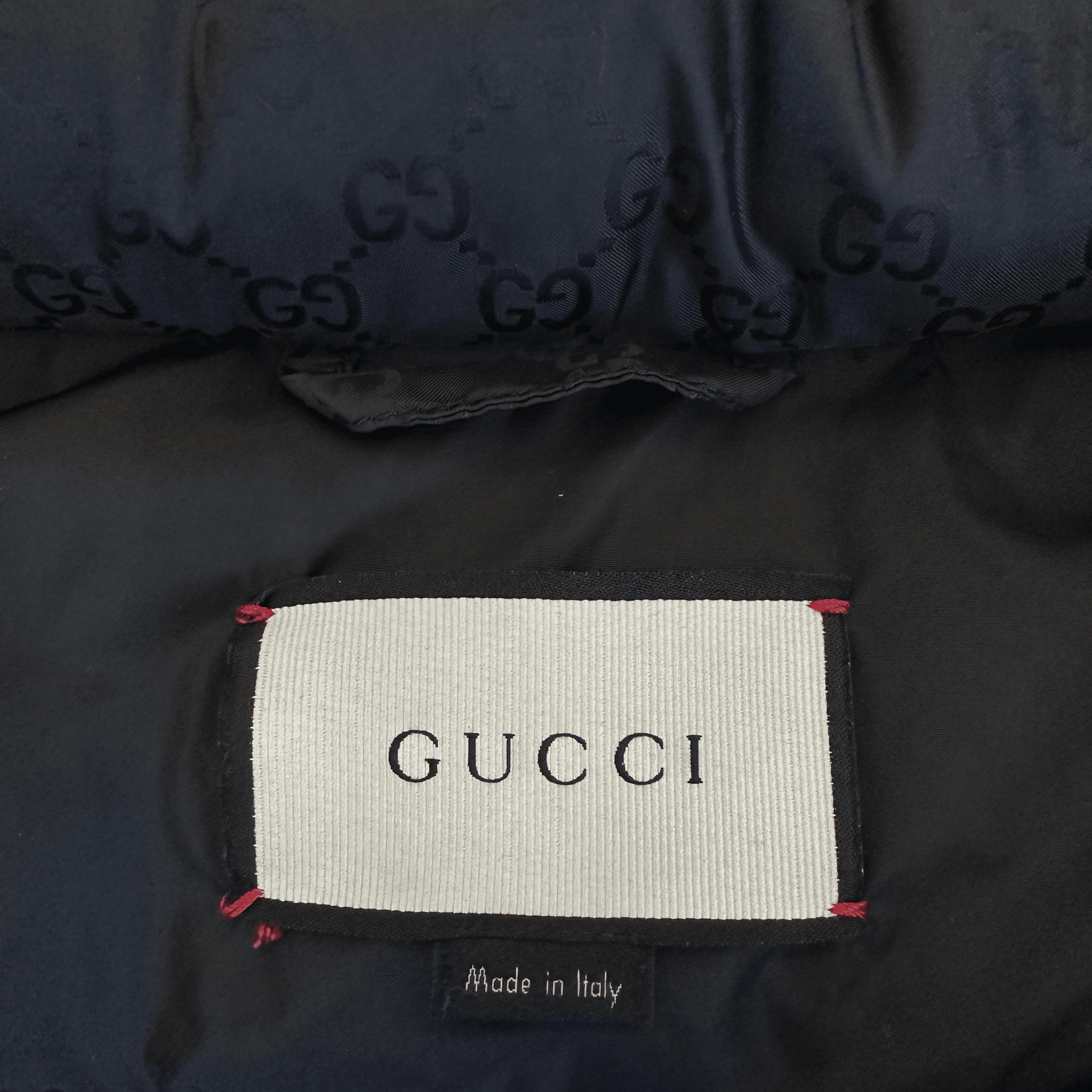 Gucci Black GG Monogram Puffer Jacket - Morely TrendsGucci Type here:)