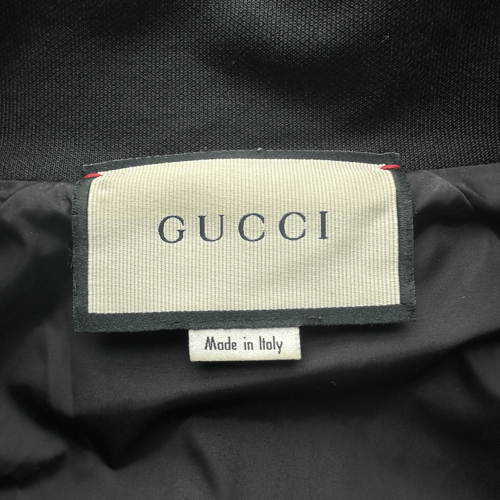 Gucci Black GG Monogram Striped Jacket - Morely TrendsGucci Type here:)