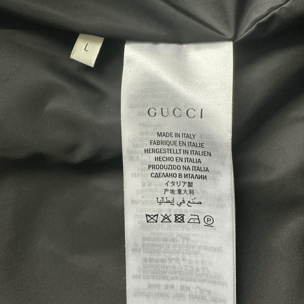 Gucci Black GG Monogram Striped Jacket - Morely TrendsGucci Type here:)