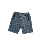Gucci Blue & White GG Monogram Denim Shorts - Morely TrendsGucci Type here:)