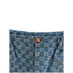 Gucci Blue & White GG Monogram Denim Shorts - Morely TrendsGucci Type here:)