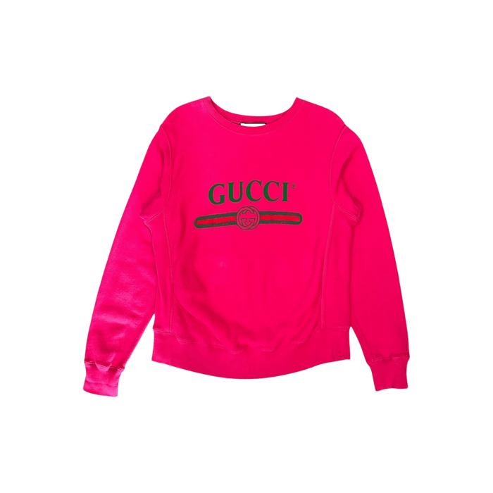 Gucci — Gucci Pink Bootleg logo Sweater