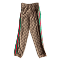 Gucci Tan Monogram Striped Track Pants - Morely TrendsGucci Type here:)