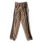 Gucci Tan Monogram Striped Track Pants - Morely TrendsGucci Type here:)