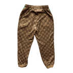 Gucci Tan Monogram Striped Track Pants - Morely TrendsGucci Type here:)