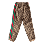 Gucci Tan Monogram Striped Track Pants - Morely TrendsGucci Type here:)