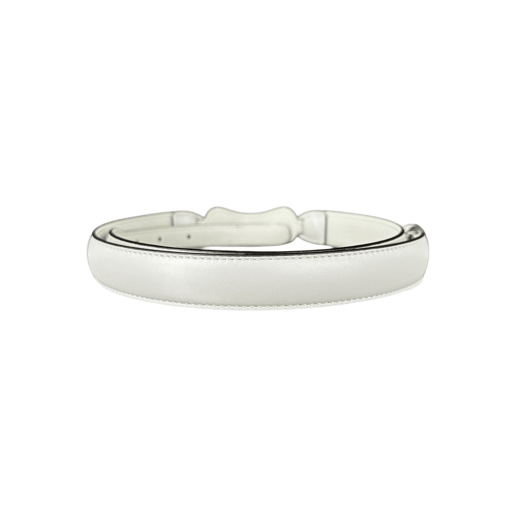 Gucci White & Gold Horsebit Leather Belt - Morely TrendsGucci Type here:)