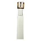 Gucci White & Gold Horsebit Leather Belt - Morely TrendsGucci Type here:)