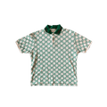Gucci White & Green GG Monogram Polo T-Shirt - Morely TrendsGucci Type here:)