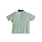 Gucci White & Green GG Monogram Polo T-Shirt - Morely TrendsGucci Type here:)
