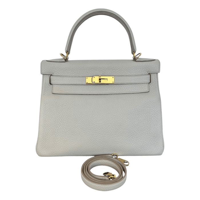 Hermès — Hermes Beton Togo & Gold Hardware Kelly 28