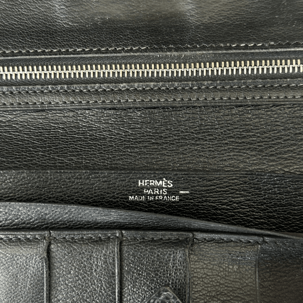 Hermes Black Lizard Bearn Wallet - Morely TrendsHermes Type here:)