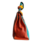 Hermes Blue & Multicolor Togo Retourne Kelly 35 - Morely TrendsHermes Type here:)