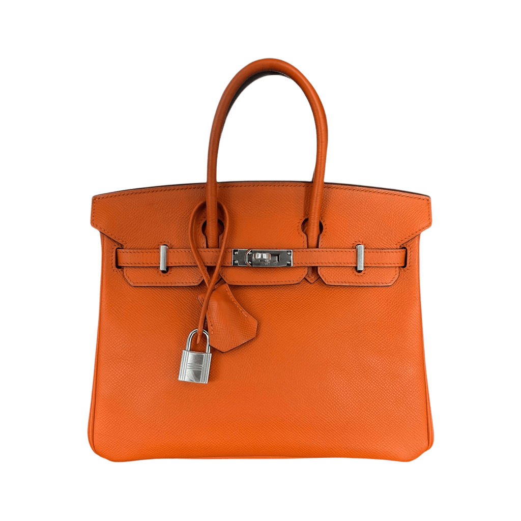 Hermes Orange Epsom & Palladium Hardware Birkin 25 - Morely TrendsHermes Type here:)
