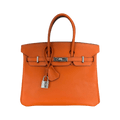 Hermes Orange Epsom & Palladium Hardware Birkin 25 - Morely TrendsHermes Type here:)
