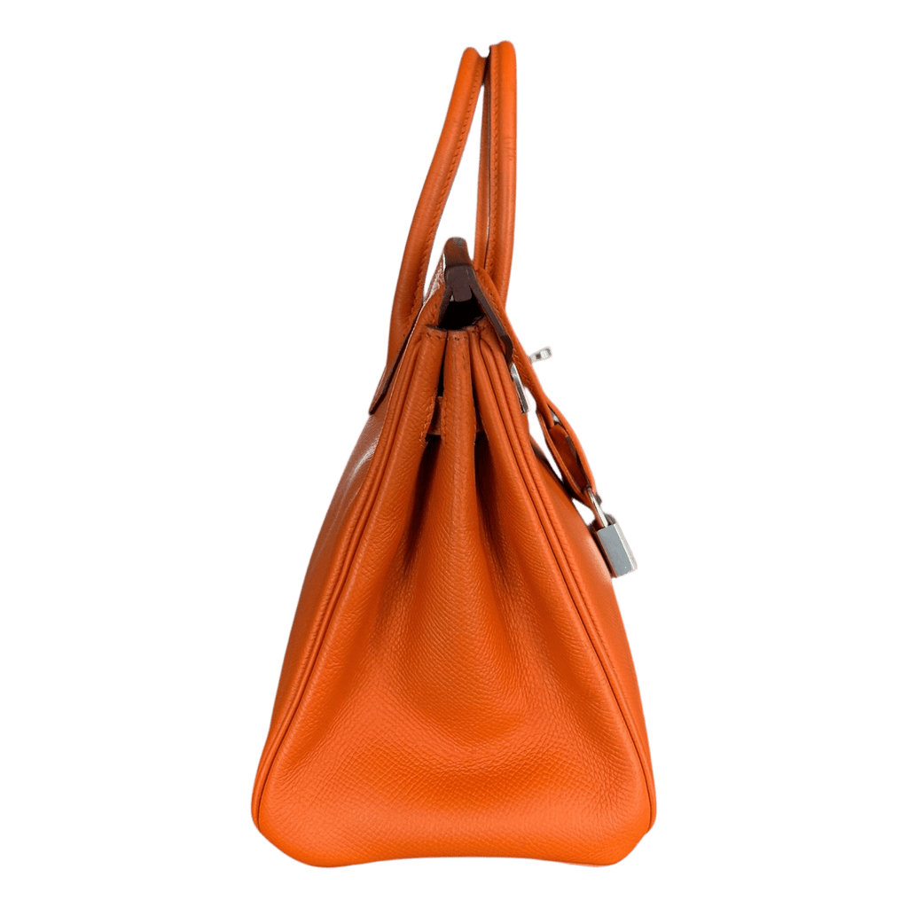Hermes Orange Epsom & Palladium Hardware Birkin 25 - Morely TrendsHermes Type here:)