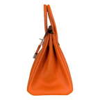 Hermes Orange Epsom & Palladium Hardware Birkin 25 - Morely TrendsHermes Type here:)