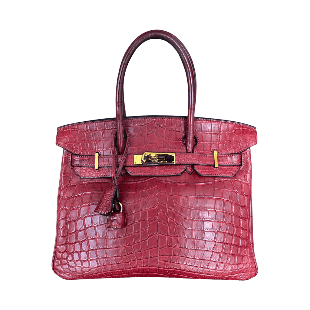 Hermes Red Crocodile & Gold Hardware Birkin 30 - Morely TrendsHermes Type here:)