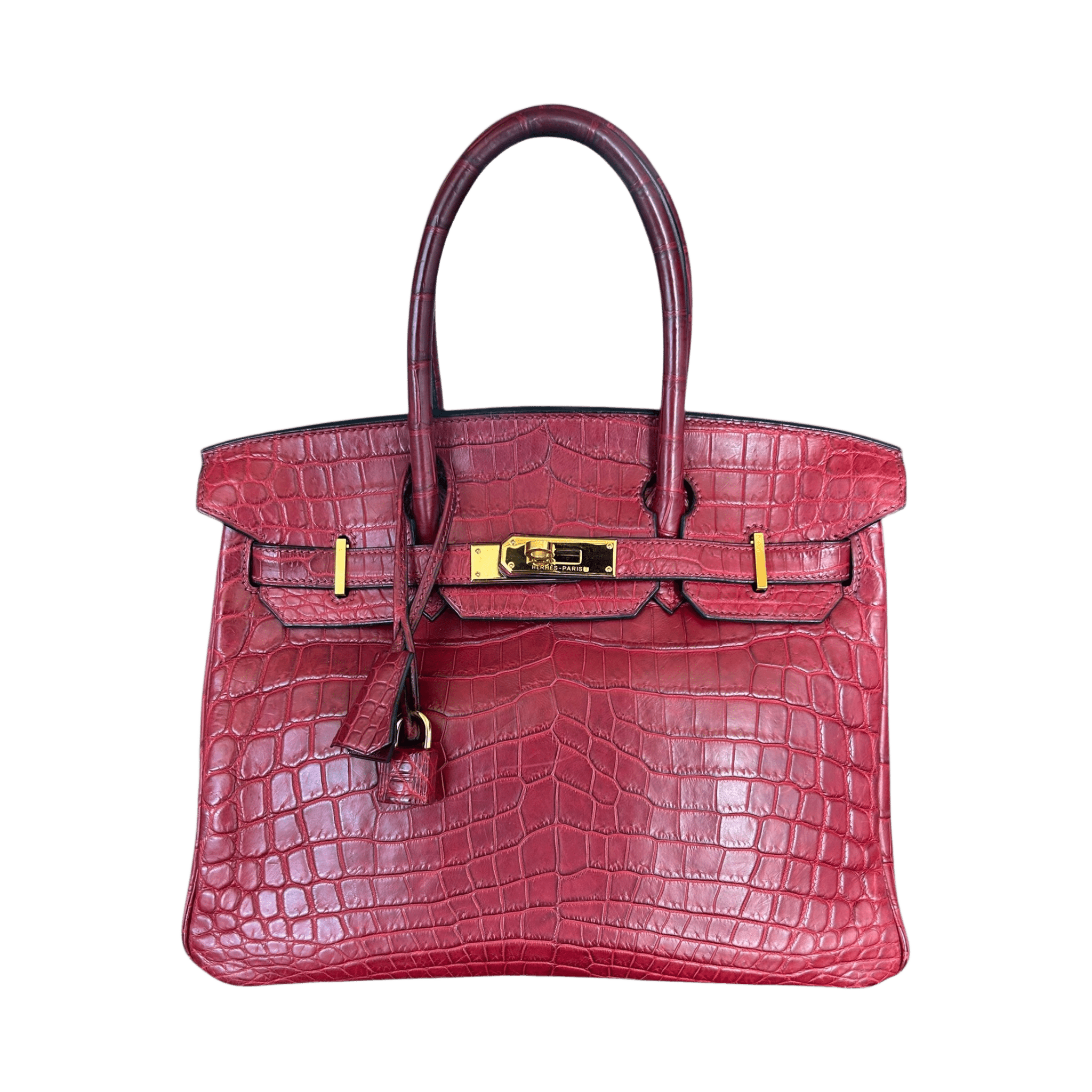 Hermes Red Crocodile & Gold Hardware Birkin 30 - Morely TrendsHermes Type here:)