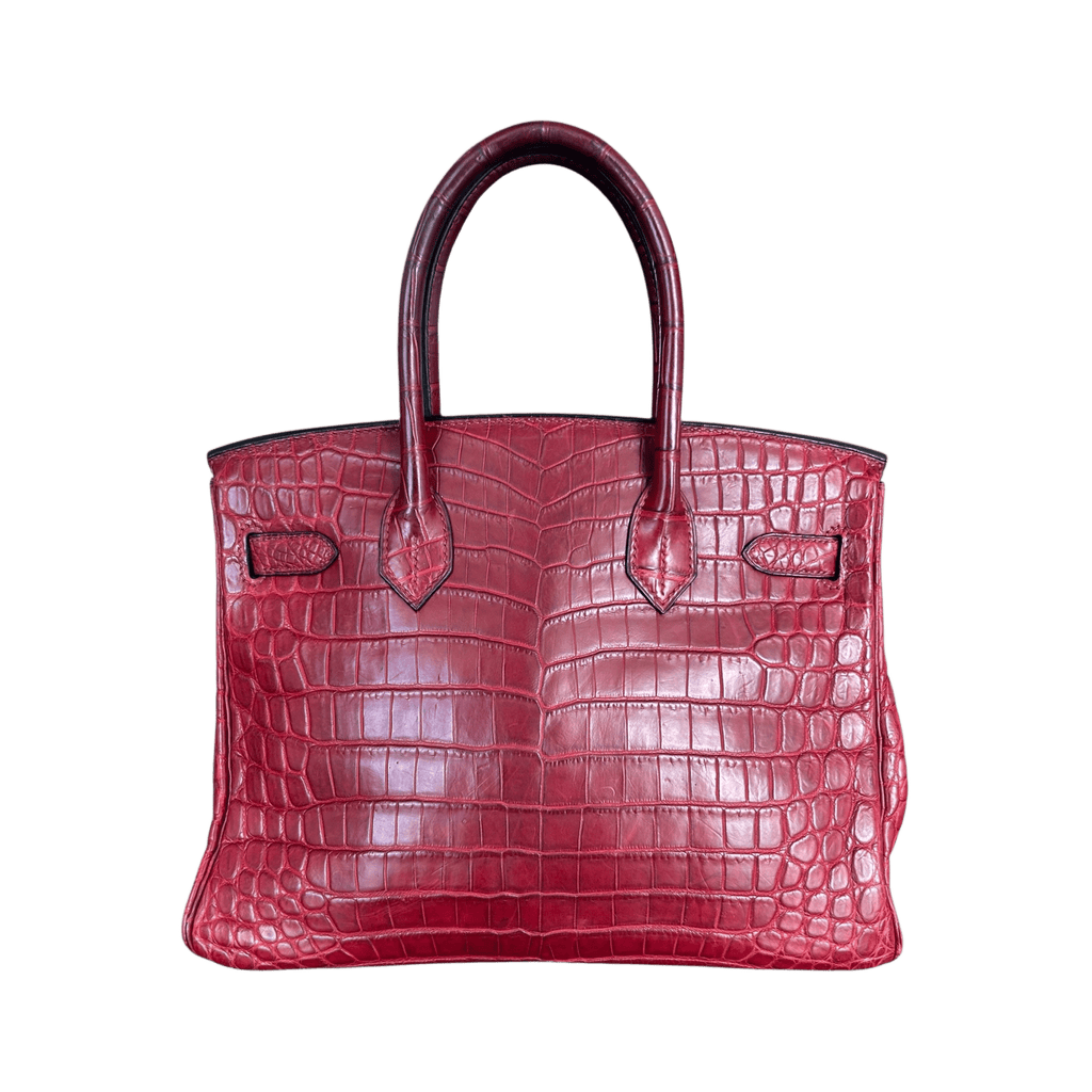 Hermes Red Crocodile & Gold Hardware Birkin 30 - Morely TrendsHermes Type here:)